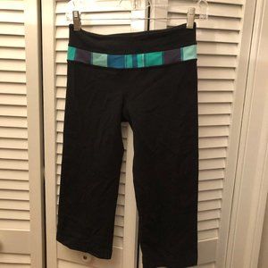 Lululemon Reversible Clam Digger Crop leggings, yo